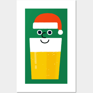 Santa Beer Posters and Art